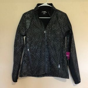 Snake skin athletic jacket